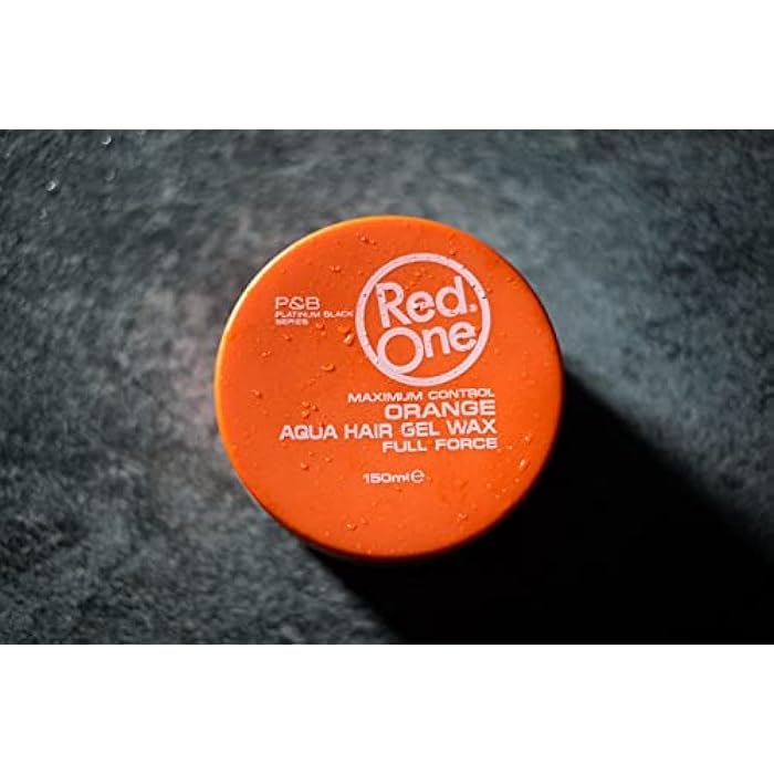Redone Red One Full Force Aqua Hair Wax Orange Gel 150ml - Image 2
